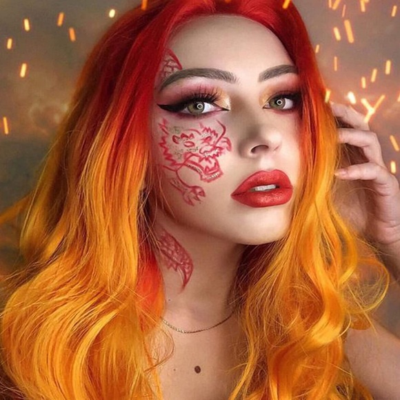 ✨Orange ombré LaceFront WIG *NEW*